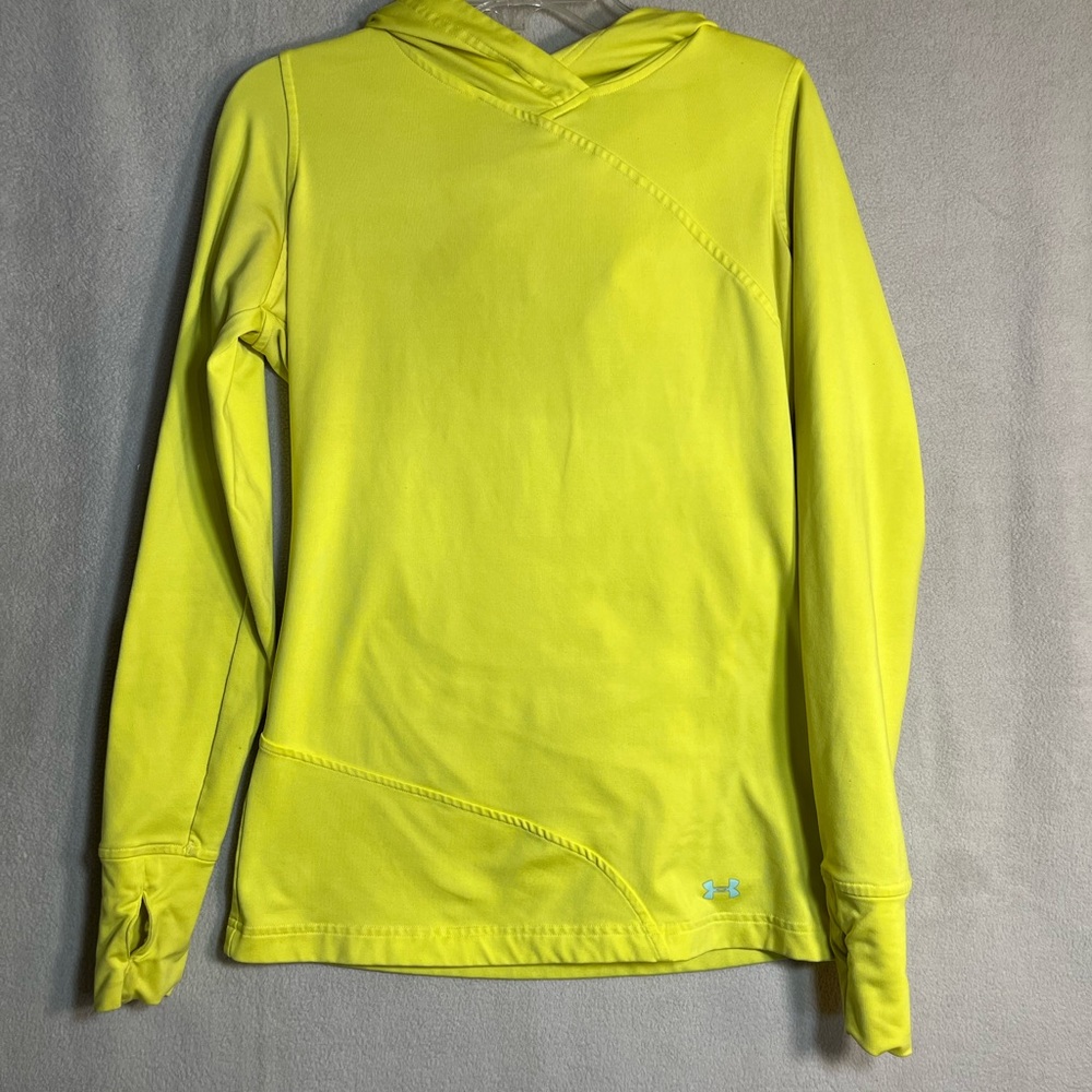 Under Armour Vibrant Yellow Fitted Hoodie